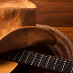 Country hat and a guitar