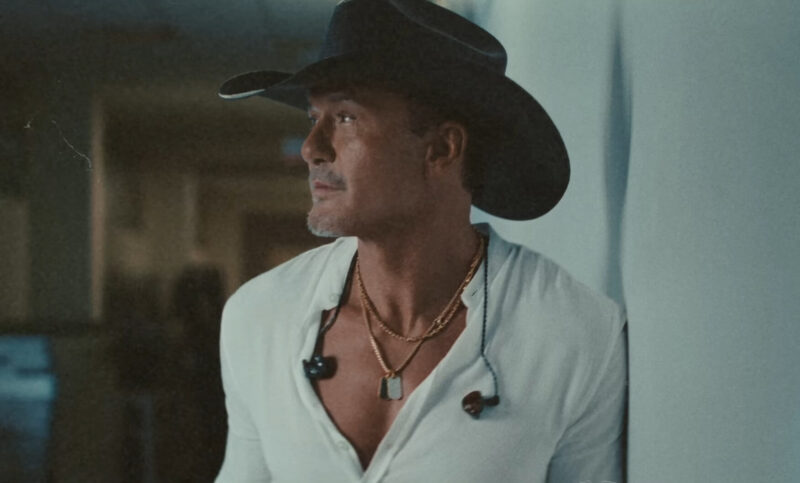 Tim McGraw in music video for song One Bad Habit